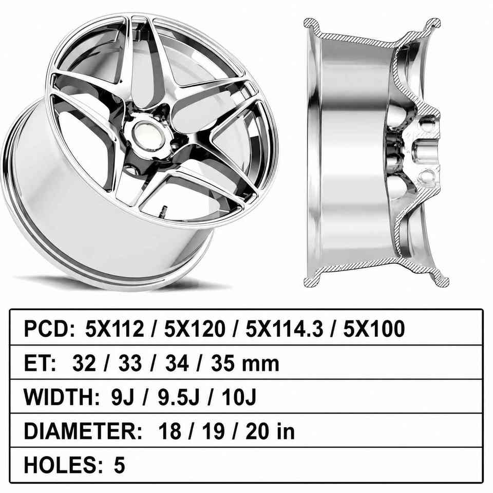 Gradient Color Matte Black New Custom Forged Aluminum Alloy Car Wheels ...
