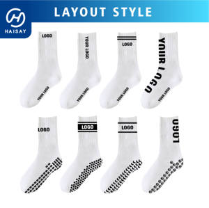 Venta al por mayor baratos deportes compresión profesional correr tejido pierna calcetines Fitness tubo largo hombres y mujeres deportes pierna calentadores - Product Image 4