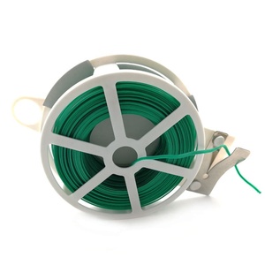 สายรัดพลาสติกเคลือบ PVC สีเขียวคุณภาพสูง ยาว 50 เมตร สำหรับงานจัดสวน รัดต้นไม้ อุปกรณ์ทำสวน สายรัดจัดสวน - Product Image 2