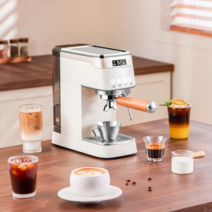 Portable Household Stainless Steel <b>Coffee</b> <b>Machine</b> <b>Small</b> Fully Semi-Automatic Italian Style Concentrated Extraction Milk Frothing - Product Image 6