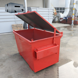 Tấm Kim Loại Phía Trước Tải Dumpster Xe Nâng Rác Bỏ Qua <span class=keywords><strong>Bin</strong></span> - Product Image 1