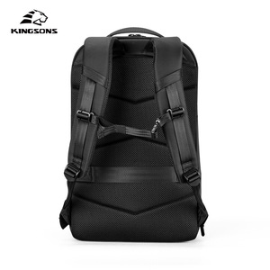 Kingsons <b>Backpack</b> 20-35L <b>Waterproof</b> Business Travel Laptop Bag <b>Black</b> Polyester Summer 2025 - Product Image 3