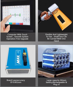 Appareils portatifs : Idées pour la personnalisation de cartes métalliques, machine de nettoyage laser portable, marqueur laser portatif pour petites entreprises - Product Image 2