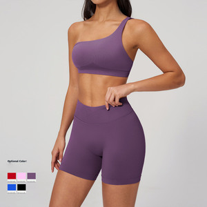 Set Yoga Senza Cuciture da Donna, Asciugatura Rapida, Aderente, 2 Pezzi, Completo Sportivo per Corsa, <span class=keywords><strong>Palestra</strong></span>, Fitness, Allenamento Quotidiano - Product Image 3