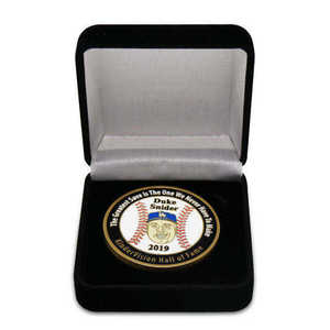 Monedas de Oro Antiguas de Metal Personalizadas de Doble Cara, Recuerdo Tradicional de Feng Shui con Caja de Terciopelo Negro - Product Image 4