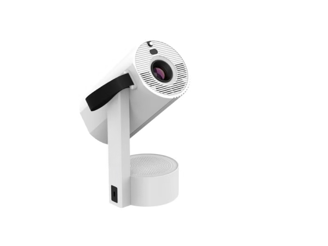 Pico Portable Projector Built-in Adjustable Stand LCD 250ANSI Smart Android 12 10W Speakers 4K Support 2.4G/5G WiFi LED HIFI