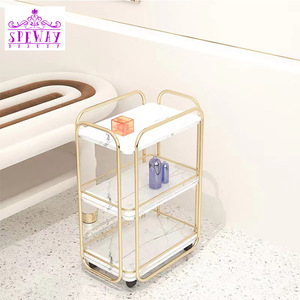 Luce di lusso oro bianco ferro salone di <span class=keywords><strong>bellezza</strong></span> carrello per ciglia moderno per bagno camera da letto magazzino scuola supermercato <span class=keywords><strong>officina</strong></span> - Product Image 2