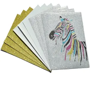 A4 Gedrukt Glitter Papier Cardstock Papier Voor Kerst Cadeaupapier Verpakking Ambacht