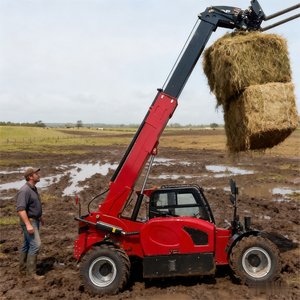Chargeur à flèche télescopique Manufacty 3-5Ton Telescopic Forklift Mini Telehandler 7M-18M - Product Image 5