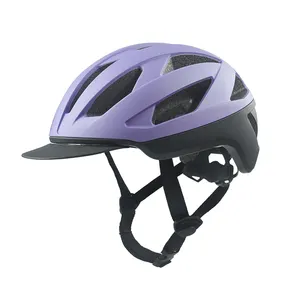 वयस्क किशोरों के लिए बेहतर गुणवत्ता वाले अनुकूलित महिला पुरुष बाइक साइक्लिंग हेलमेट सुरक्षा एलईडी फ्लैश राइडिंग स्कूटर हेलमेट बैक लाइट के साथ