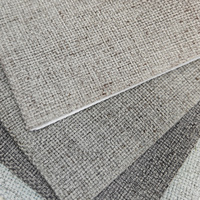 Tissu d'ameublement en coton lin teint en fil tricoté avec fonction occultante pour la décoration intérieure rideaux canapés lin polyester mélange