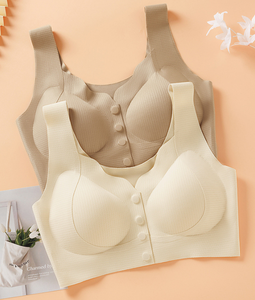 <span class=keywords><strong>Reggiseno</strong></span> Premaman per <span class=keywords><strong>Allattamento</strong></span> con Spalline Larghe, Senza Ferretto, Chiusura Frontale, in Nylon/Spandex Traspirante, con Apertura per l'<span class=keywords><strong>Allattamento</strong></span> - Product Image 2