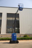 Plateforme élévatrice sur chenilles en acier électrique Berui AMWP10C-7100 de 10 m – Hauteur maximale de la plateforme
