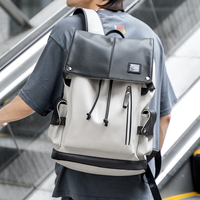 Mochila Pu Leder Dayback Teen Bookbags Laptop tasche Frauen Rucksack Benutzer definierte Männer Rucksäcke