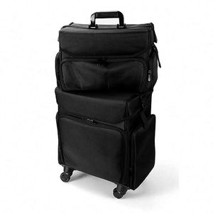 Échantillon gratuit 2023 Obox : Nouvelle trousse de beauté pour ongles, souple et à roulettes, pour manucure, voyage, grande capacité, valise de transport. - Product Image 6