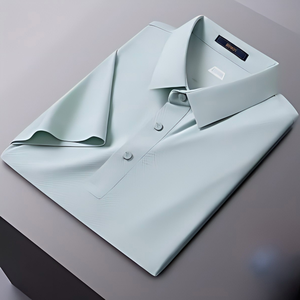 Polo Casual para <span class=keywords><strong>Hombre</strong></span> 2026, Moderno, Sencillo, de Algodón Puro, Transpirable, Antipilling, Versátil - Product Image 1