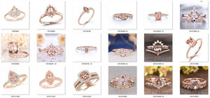 Joyería de Aniversario, Joyería de Oro de 14K, Joyería de Morganita Rosa, Anillo Ajustable de Plata S925 para Mujer - Product Image 5