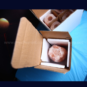 Lampe de sel de l'himalaya USB en forme de lampe sculptée à la main en gros style Fengshui sculpté à la main - Product Image 4