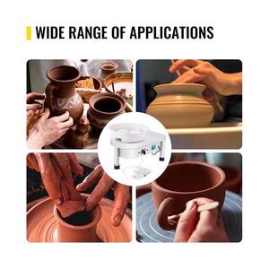 <span class=keywords><strong>Kit</strong></span> de <span class=keywords><strong>poterie</strong></span> professionnel LISI 9,8/12 pouces, table élévatrice réglable, machine à roue à argile DIY, débutants, moteur 250W/350W, 110/220V - Product Image 6