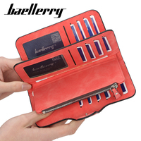 Dompet Wanita Baellerry Model Terbaru, Lipat Tiga, Banyak Slot Kartu, Bahan Kulit PU Doff, Grosir Dompet