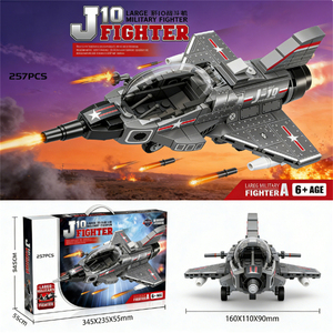 Jouet éducatif à assembler soi-même, hélicoptère, avion, jet, blocs de construction de haute qualité, ensemble de briques, jouet OEM personnalisé pour enfant - Product Image 6