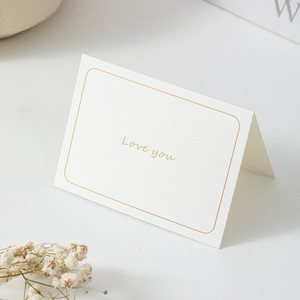 Biglietti <span class=keywords><strong>di</strong></span> ringraziamento personalizzati per clienti, biglietti regalo in carta per piccole imprese, biglietti colorati con stampa a caldo e buste abbinate - Product Image 4