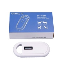 Escáner de Microchip RFID Portátil PT160, Lector de Microchip para Mascotas, Perros y Gatos