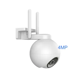 2023 Ultra HD 3MP 4MP 2K Tuya Smart wireless wifi mini ptz dome auto tracking camera outdoor half 4K security cctv ip camera