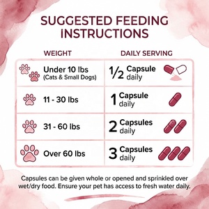 Integratore OEM per la Salute del Tratto Urinario di <span class=keywords><strong>Cani</strong></span> e Gatti, Capsule per la Difesa della Vescica, Formula Veterinaria con Etichetta Privata - Product Image 5