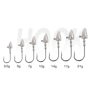 Đầu jig câu cá Palmer 5g 7g 10g 14g 17g 21g, mồi câu cá vược sọc, mồi câu cá mú, móc jig đầu chì, móc câu cá, móc câu giun - Product Image 2