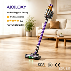 Aspirateur sans fil sans balais 200W, alimentation usine, 22.2V, efficacité de nettoyage de 99%, autonomie 4-6h, lumière LED, aspirateur sans fil - Product Image 1