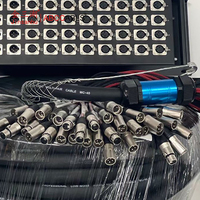 Câble audio professionnel XLR ABCCABLS avec boîtier de scène, câble multipaire 8/12/16/20/24/32/40 canaux