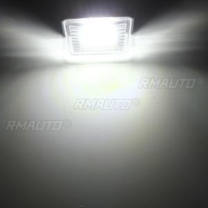 ไฟส่องป้ายทะเบียน LED 2X แบบ 18SMD ไม่มีข้อผิดพลาด สำหรับ PEUGEOT 206 207 306 307 406 407 และ CITROEN C3 C4 C5 - Product Image 6