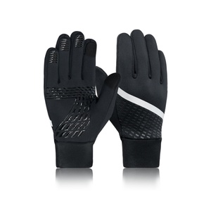 Carefully Selected Cross-Border for Bestseller Warm Fur Striped Wrist-Length Cycling <strong>Gloves</strong> Anti-Slip <strong>Waterproof</strong> Touchscreen - Product Image 5