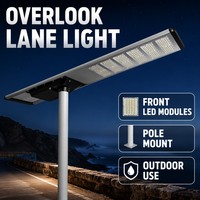 CRANE Lampe de balisage LED solaire multi-modules testée photométriquement 5400LM pour les vues sur la côte