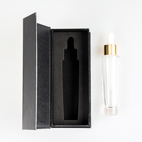 Boîte pliable, couvercle magnétique en papier, emballage de luxe personnalisé, boîte avec couvercle, bouteille compte-gouttes, boîte pliable, 10 pièces