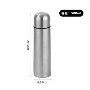 350ML/500ML750ML/1000ML Classical <b>Double</b> <b>Wall</b> Stainless Steel Thermos Vacuum Flasks Bullet Shape Water Bottle - Product Image 5