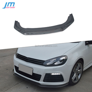 Spoiler a labbro anteriore in fibra di carbonio/FRP per Volkswagen VW <span class=keywords><strong>Golf</strong></span> 6 <span class=keywords><strong>VI</strong></span> MK6 R20 2010-2013 testa paraurti mentoniera - Product Image 1