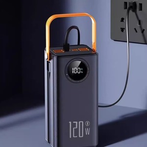 Station d'alimentation portable 50000 mAh en gros, charge rapide 22,5 W, entrée USB, câbles intégrés, lanterne de camping - Product Image 4