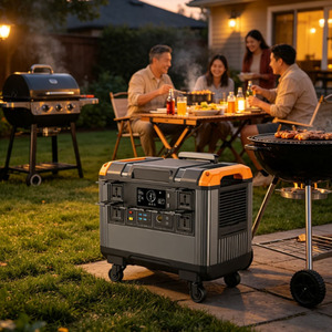 Station d'alimentation portable 3000W 110VAC 230V, système de stockage d'énergie tout-en-un, générateur solaire de secours domestique - Product Image 1