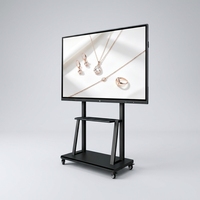 Tableau blanc interactif OPS Slot 55 65 75 86 98 110 pouces AIO 4K tactile infrarouge intelligent pour salle de conférence scolaire et réunion