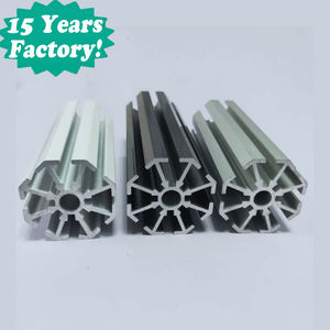 Profilo di estrusione in alluminio serie 6000 colonna in serie a 8 vie in posizione verticale per espositiva cabina Shell schema di alta qualità - Product Image 3