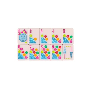 Juego de Mahjong Americano Serie Florida, con un Sensación de Sol, 160 Fichas Acrílicas de Una Sola Capa, Fichas de Mahjong de Lujo - Product Image 4