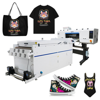 Imprimante numérique dtf 4 têtes i3200, 60cm, film pet, t-shirt, machine d'impression dtf, poudre à secouer, imprimante dtf