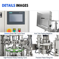 Machine de remplissage et de scellage entièrement automatique pour tubes en plastique de pâte alimentaire et de wasabi, certifiée CE NFS-80A, avec fonction de codage de date