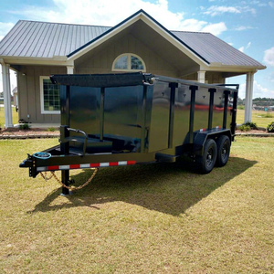Remolques Volquete en Venta, Remolque Volquete de Aluminio de Doble Eje con Elevación Hidráulica 7x14, Construcción Resistente para Transporte, 5 Años de Garantía, Alta Calidad - Product Image 1
