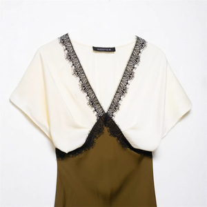 2025 autunno nuovo Design di <span class=keywords><strong>abbigliamento</strong></span> femminile abito Casual snellente <span class=keywords><strong>sensuale</strong></span> all'ingrosso - Product Image 3