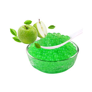 Perles de boba à la saveur de pomme verte en gros, certifiées halal, additifs pour jus de fruits, sirop, bubble tea en bouteille, 3 kg - Product Image 4