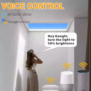 BBIER Smart Home Wifi controllo artificiale Led luce naturale del cielo blu luce del cielo LED pannello del <span class=keywords><strong>soffitto</strong></span> artificiale lucernario - Product Image 3