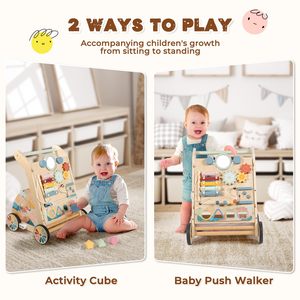 Marche-bébé musical en bois moderne à vitesse réglable pour enfants et bébés, en promotion - Product Image 3